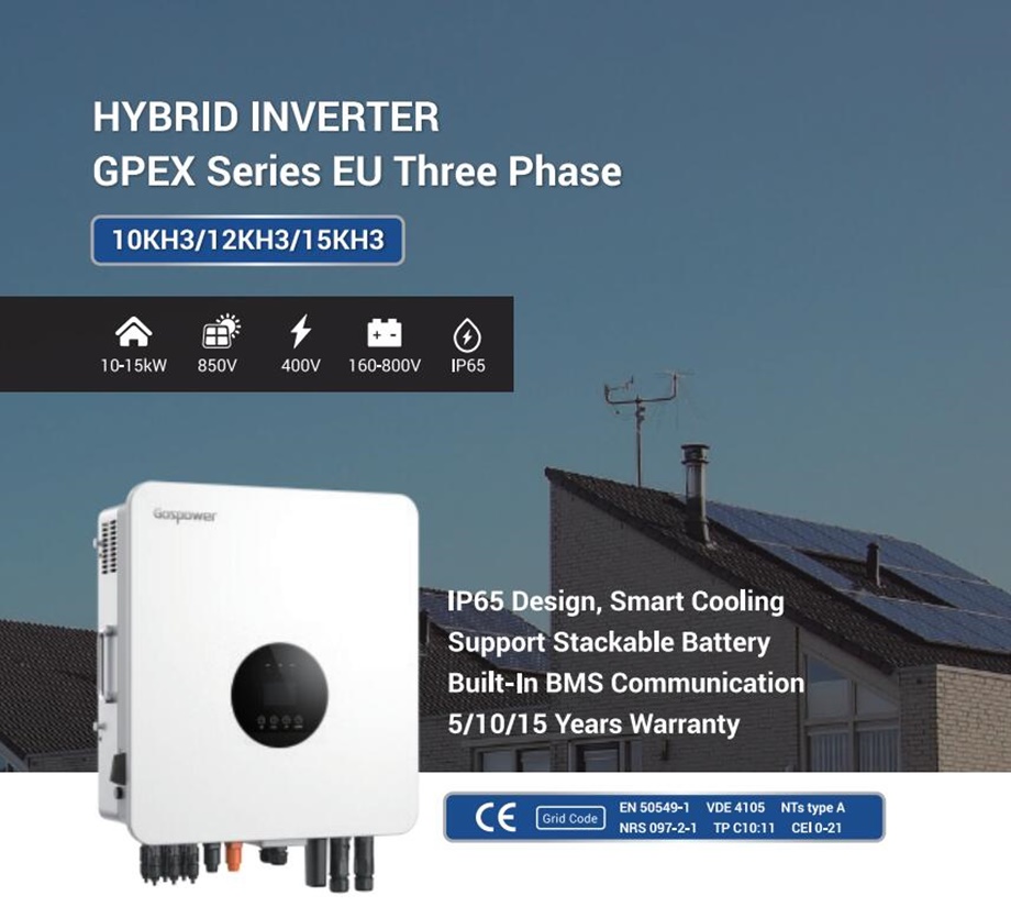 12kW/MPPT Residential Hybrid Inverter
