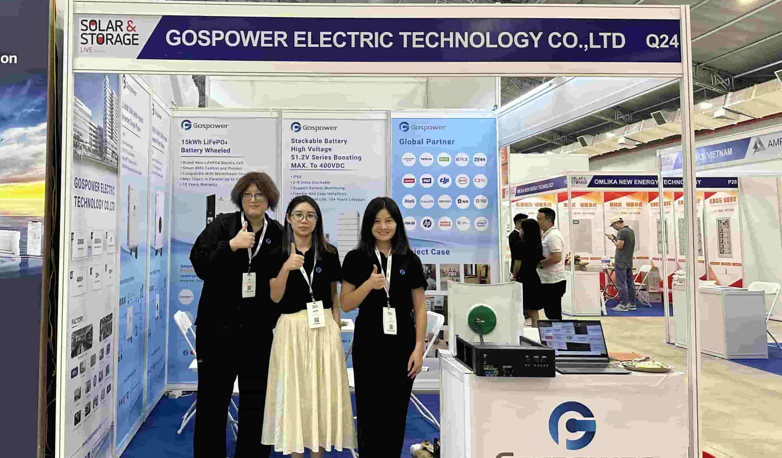 GOSPOWER Presents Smart Solar Solutions at the 2024 Solar & Storage Live Vietnam